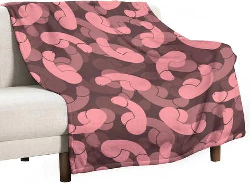 Manta de franela con estampado suave para el pene, manta para sofá cama, para mujeres y hombres, regalo