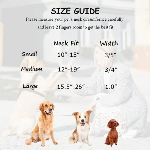 Miniatura 7 de Collar de algodón suave para perro con hebilla de metal, ajustable, resistente, cómodo, collares de pana para perros pequeños, medianos y grandes