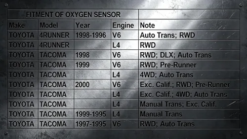 Miniatura 2 de Dropwater 1 par de sensores de O2 superior e inferior de repuesto para Toyota 1996 19997 1998 4Runner, 1995-1999 Tacoma, Reemplazos #234-4162
