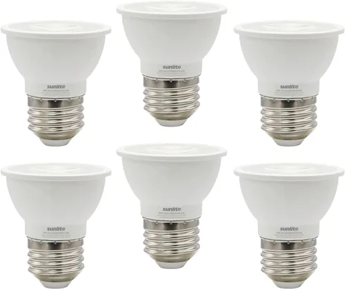 Miniatura 21 de Sunlite Bombilla LED PAR16 regulable, de cuello corto, empotrable, 7 vatios, (reemplazo halógeno de 50 W) 500 lúmenes, base E26 media, certificación