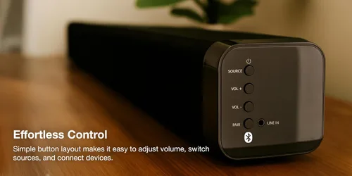 Miniatura 4 de iLive ITBSW222B Barra de sonido Bluetooth de 32 pulgadas con subwoofer inalámbrico