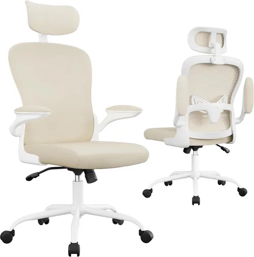 Miniatura 10 de Furmax Silla de oficina ergonómica ejecutiva con respaldo alto para computadora con reposacabezas 3D, reposabrazos de apoyo lumbar ajustables