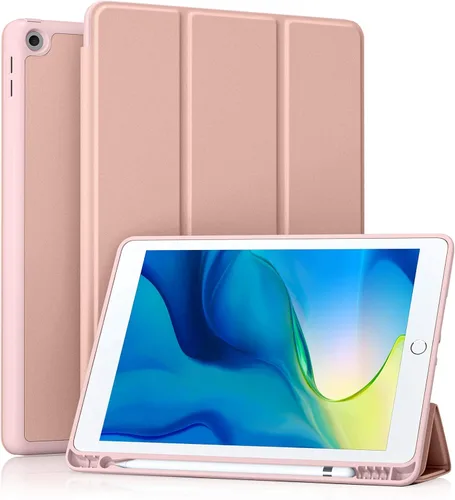 Miniatura 28 de Akkerds - Funda Compatible con iPad de 10.2 Pulgadas 2021/2020/2019, para iPad de 9ª/8ª/7ª Generación con Soporte para Lápiz, Funda Protectora