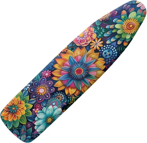 Miniatura 37 de Funda para tabla de planchar con diseño de estrella de mar de playa, resistente a los abrasadores, extra ancha, cubierta para tabla de planchar