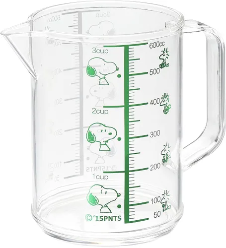 Miniatura 6 de Taza medidora OSK MC-1, Taza medidora Rilakkuma, Pequeña, 7.8 fl oz (200 ml), Fabricada en Japón, Graduada, Para agua hirviendo, Con asa, Linda