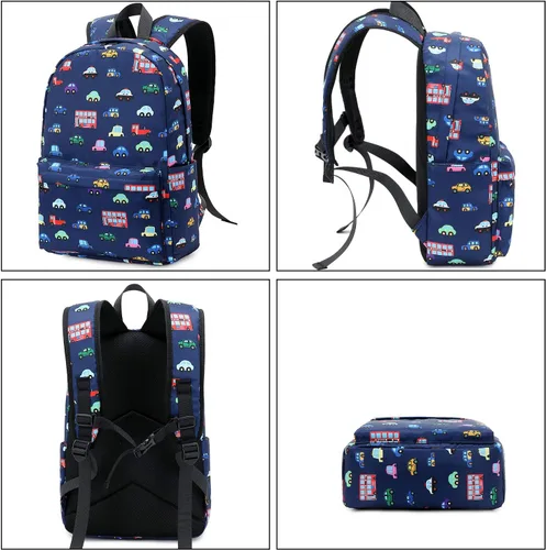 Miniatura 40 de CAMTOP - Conjunto de mochila y lonchera con estampados divertidos para niños de preescolar y primaria), Y0058-2