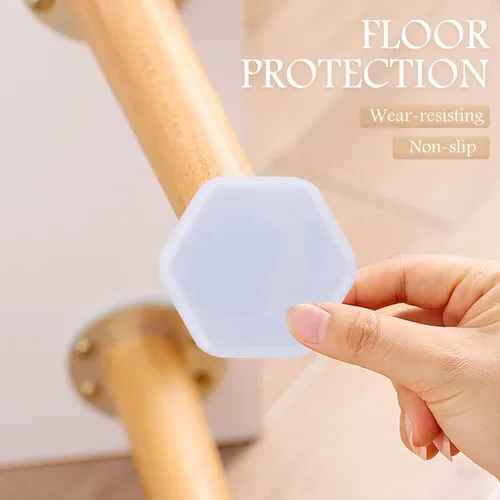 Miniatura 6 de Housoutil Protectores 8pcs Glide Pad Abs Funda protectora a prueba de agua Alfombra blanca