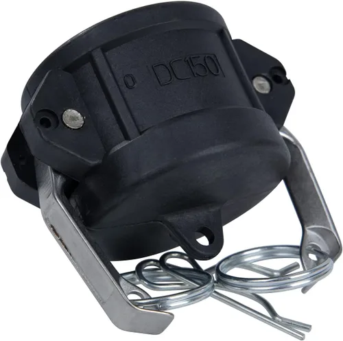 Miniatura 7 de Accesorios Camlock de polipropileno de 2 pulgadas, 2 piezas, tipo CC, tapa antipolvo, presión máxima de 125 psi