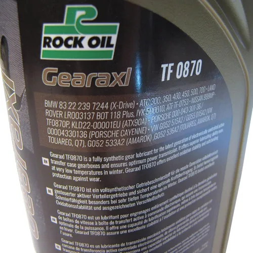 Miniatura 3 de Rock Oil TF-0870 IYK500010 - Líquido de caja de transferencia sintética completa (1 litro) para Land Rover LR3, LR4, Range Rover tamaño completo