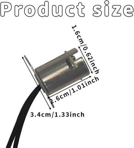 Miniatura 2 de BA15D - Enchufe de bombilla LED BA15D, 2 unidades, adaptador de enchufe de bombilla 1157 con conector de cable, enchufe de bombilla LED automotriz