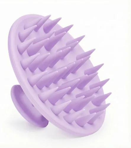 Miniatura 7 de Meartchy Cepillo de champú y masajeador de cuero cabelludo de silicona, cepillo para el cuero cabelludo para el crecimiento del cabello