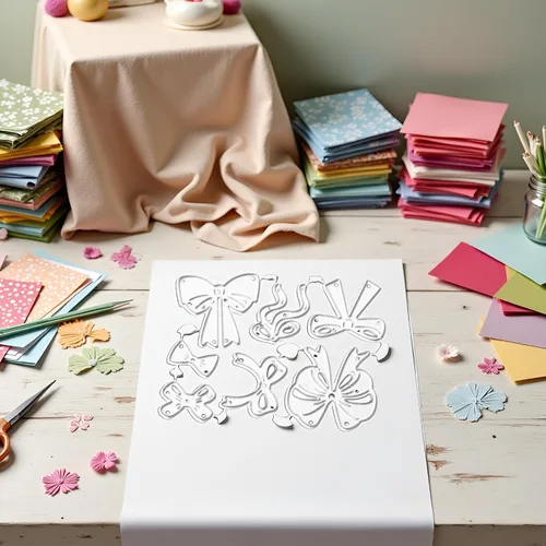 Miniatura 2 de Troqueles de corte de arco para hacer tarjetas, plantillas de corte para álbumes de recortes, álbum de fotos, troqueles de papel decorativo