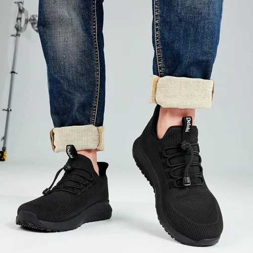 Miniatura 6 de AEHAO Non Slip Shoes for Men Food Service, Waterproof Work Shoes Restaurant,Slip On Resistant Sneakers, Breathable, Lightweight Walking Shoes for