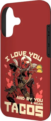 Miniatura 2 de Marvel Deadpool I Love You and by You I Mean Tacos - Carcasa para iPhone 17