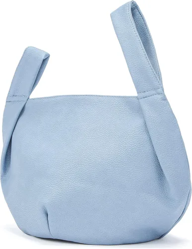 Miniatura 4 de Bolsa pequeña para mujer, de piel suave, con asa superior, bolsa de nudo, monederos y bolsos