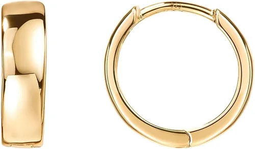 PAVOI Aretes de plata de ley 925 chapados en oro de 14 quilates, aretes de aro pequeños para mujer