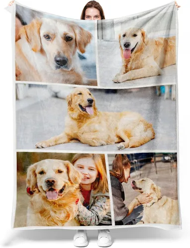 Miniatura 20 de Manta personalizada con fotos para mamá de hija, hijo, niños, marido, manta personalizada con foto, regalos para la mejor mamá del mundo, mantas