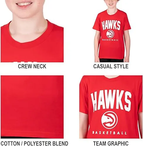Miniatura 5 de Ultra Game Camiseta de manga corta oficial de la NBA Arched Plexi para jóvenes Color del