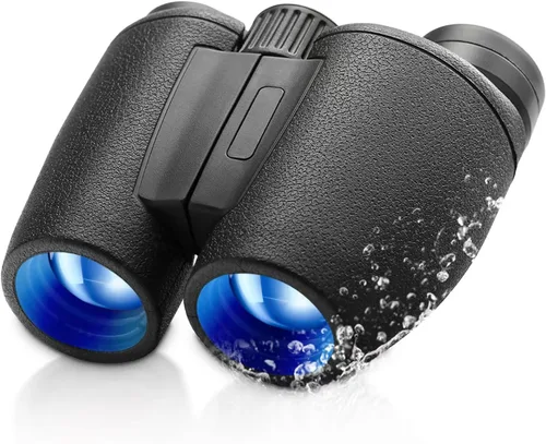 Prismáticos de 8 x 30 para adultos, binoculares compactos de alta potencia para viajes, senderismo, concierto, crucero, caza, observación de aves,
