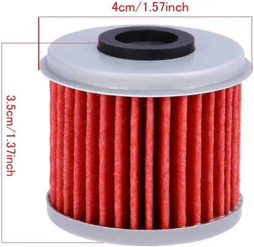 Miniatura 3 de Saihisday Filtro de aceite HF116 para ATV Honda TRX450R CRF250X CRF450X CRF250R CRF450R motocicleta reemplaza #15412-MEN-671 (paquete de 10)