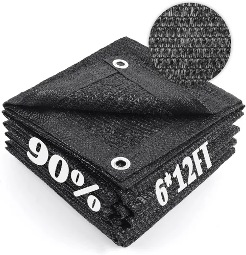 Miniatura 100 de Cool Area Lona de malla con ojales para cubierta de plantas, toldo de patio de 10 x 20 pies, para jardín, pérgola, invernadero, coche, granero, 55%