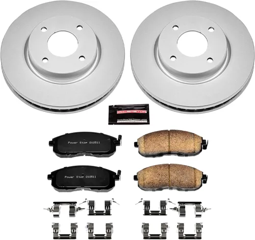 Miniatura 2 de Power Stop KOE5817 - Kit de freno de repuesto delantero Autospecialty - Rotores de freno OE y pastillas de freno de cerámica