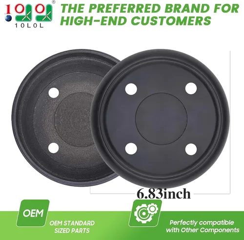 Miniatura 2 de 10L0L Tambores de freno trasero para carrito de golf para Club Car DS 1995-up,Club Car Precedent 2004-up Gas &Electric,OEM # 1017911-01,1018232-01