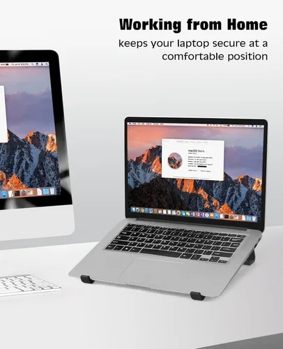 Miniatura 7 de Thibault - Soporte de aluminio para laptop para escritorio - Diseño ergonómico de enfriamiento - Compatible con MacBook Air