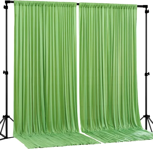Miniatura 54 de Cortinas de Fondo Beige - Cortinas de Poliéster Sin Arrugas para Fotografía, Cortinas de Fondo para Fiestas, para Decoraciones de Baby Shower