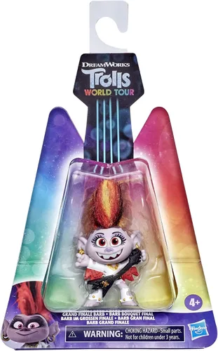 Miniatura 2 de DreamWorks Trolls World Tour Grand Finale Barb, muñeca coleccionable con accesorio de guitarra, figura de juguete inspirada en la película, niños