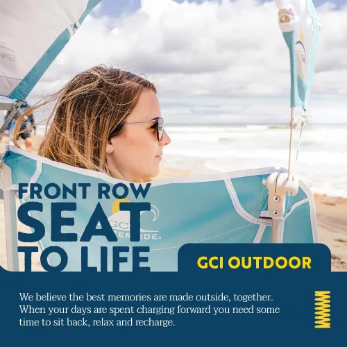 Miniatura 11 de GCI Outdoor Waterside Pod Rocker - Mecedora para exteriores con toldo parasol