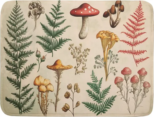Miniatura 30 de Tapete de secado de platos de cabaña rústica, tapete escurridor de vida silvestre de oso del bosque, alce, 18 x 24 pulgadas, almohadilla escurridor