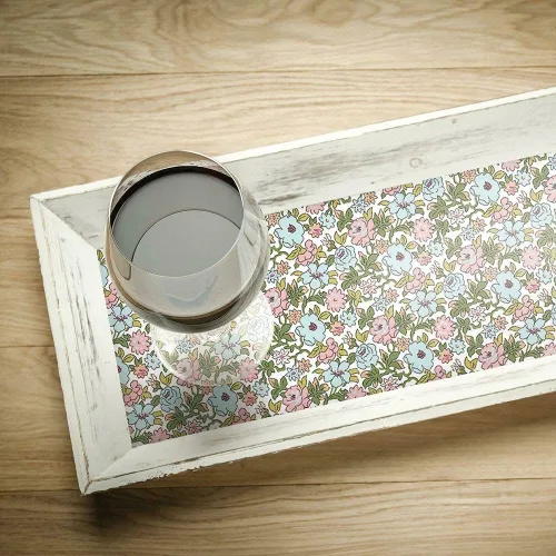 Miniatura 3 de RoomMates RMK11316RL Papel pintado de vid gris floral Ditzy