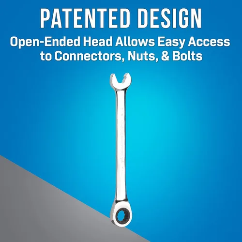 Miniatura 2 de Jonard Tools ASW-R716, Llave de trinquete de velocidad combinada, cabeza angular, 7/16 pulgadas