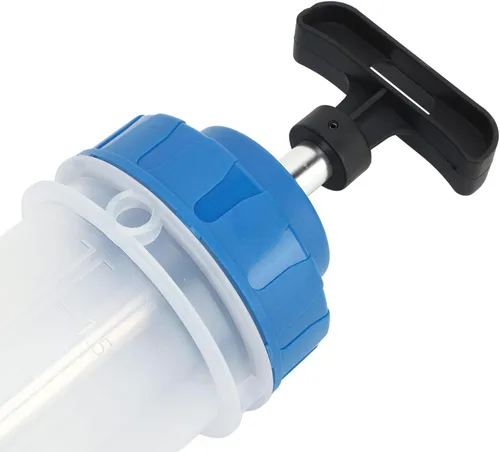 Miniatura 9 de Extractor de líquidos automotriz, bomba extractora manual de fluidos de 1.5L, jeringa de cambio de aceite con manguera, bomba de llenado