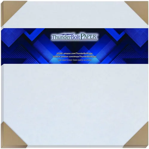 Miniatura 14 de 50 papel de pergamino azul de 65 libras de peso de cubierta – 3 x 5 pulgadas (3 x 5 pulgadas) foto Tarjeta Tamaño del marco- Hojas de cartulina