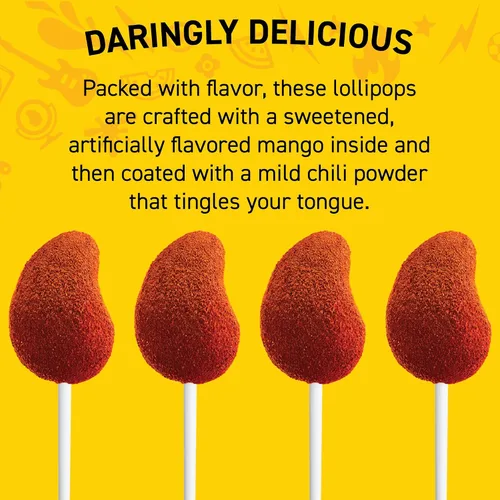 Miniatura 3 de Vero Paletas con sabor a mango cubierto de chile, 40 piezas