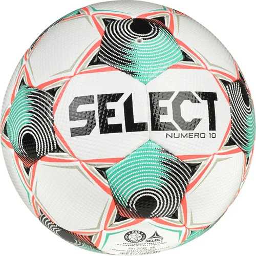 Miniatura 2 de SELECT Balón de fútbol número 10 Blanco/Verde Azulado/Coral V25 - 1 Bola