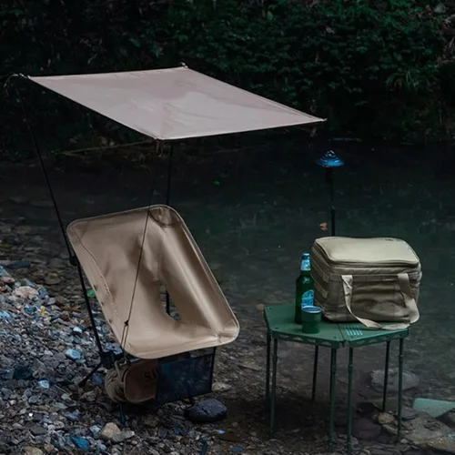 Miniatura 3 de Toldo de camping, silla de camping plegada, silla portátil, sombrillas compactas, refugios solares para camping, playa, pesca