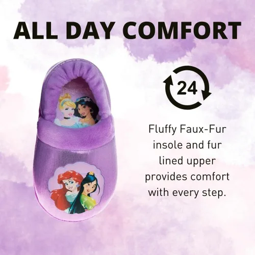 Miniatura 3 de DISNEY Pantuflas de princesa Encanto Cenicienta Ariel Jasmine Tianna para niñas ligeras cálidas cómodas suaves Aline Girls niños pequeños