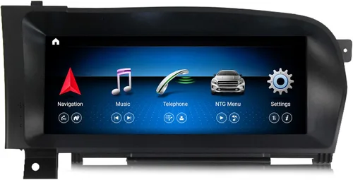 MekedeTech Android 12 pantalla táctil del coche 10.25 pulgadas Octa 4+64G reproductor multimedia de radio de coche navegación GPS para Mercedes Benz