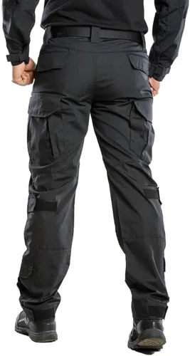 Miniatura 4 de TRGPSG Pantalones tácticos para hombre, pantalones de senderismo, pantalones cargo de camuflaje militar, pantalones de trabajo casuales