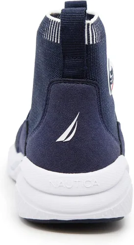 Miniatura 3 de Nautica Zapatos deportivos Silas de caña alta para niños con soporte mejorado para el tobillo, disponibles en tallas para niños grandes, niños