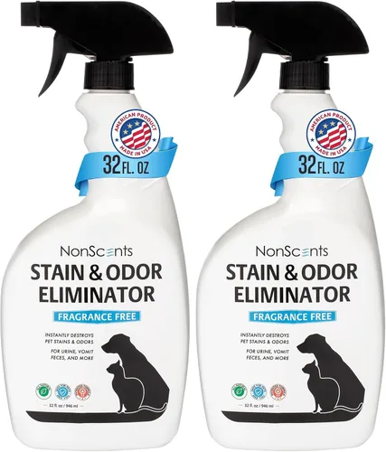 Miniatura 10 de NonScents Spray eliminador de manchas y olores para olores fuertes, 32 onzas, eliminador de olores de mascotas para el hogar, removedor de manchas