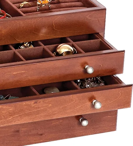 Miniatura 4 de Mele & Co Brigitte - Joyero de madera