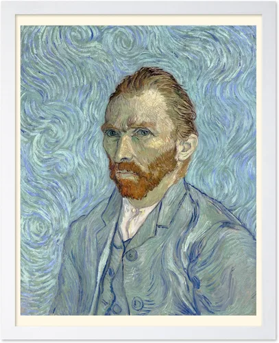 Miniatura 38 de Poster Master Póster clásico de Van Gogh, impresión impresionista vintage, regalo para artista, pintor, autorretrato, sombrero de paja, dibujo