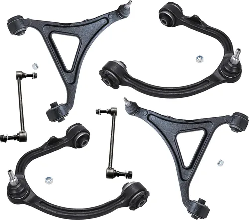 Miniatura 296 de Detroit Axle - Kit de extremo delantero para Chrysler 300 Dodge Charge Challenger 2011-2023, 2 brazos de control inferiores traseros 2 rótulas
