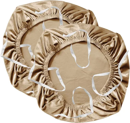 Miniatura 15 de Yikko - Fundas de asiento de terciopelo para silla de 14.96-18.89 pulgadas, con correas, fundas lavables para silla de oficina y computadora