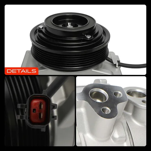 Miniatura 9 de A-Premium Compresor de aire acondicionado AC con embrague Compatible con Jeep Grand Cherokee 2011-2021 y Dodge Charger 2011-2013, Durango 2011-2015