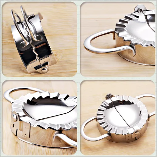 Miniatura 6 de BestUtensils, accesorio de cocina, molde de acero inoxidable para ravioles, empanadillas, pierogi, también se utiliza para cortar masa de hojaldre